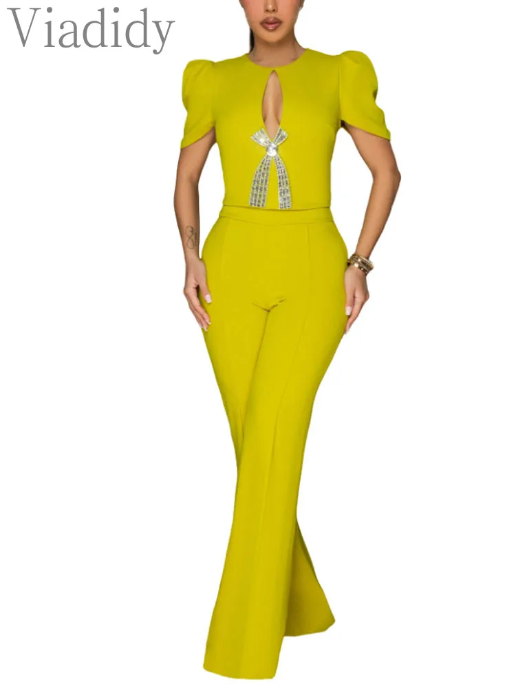 Women'S Formal Wear Jumpsuit - Women's Evening Formal Wear Solid Color