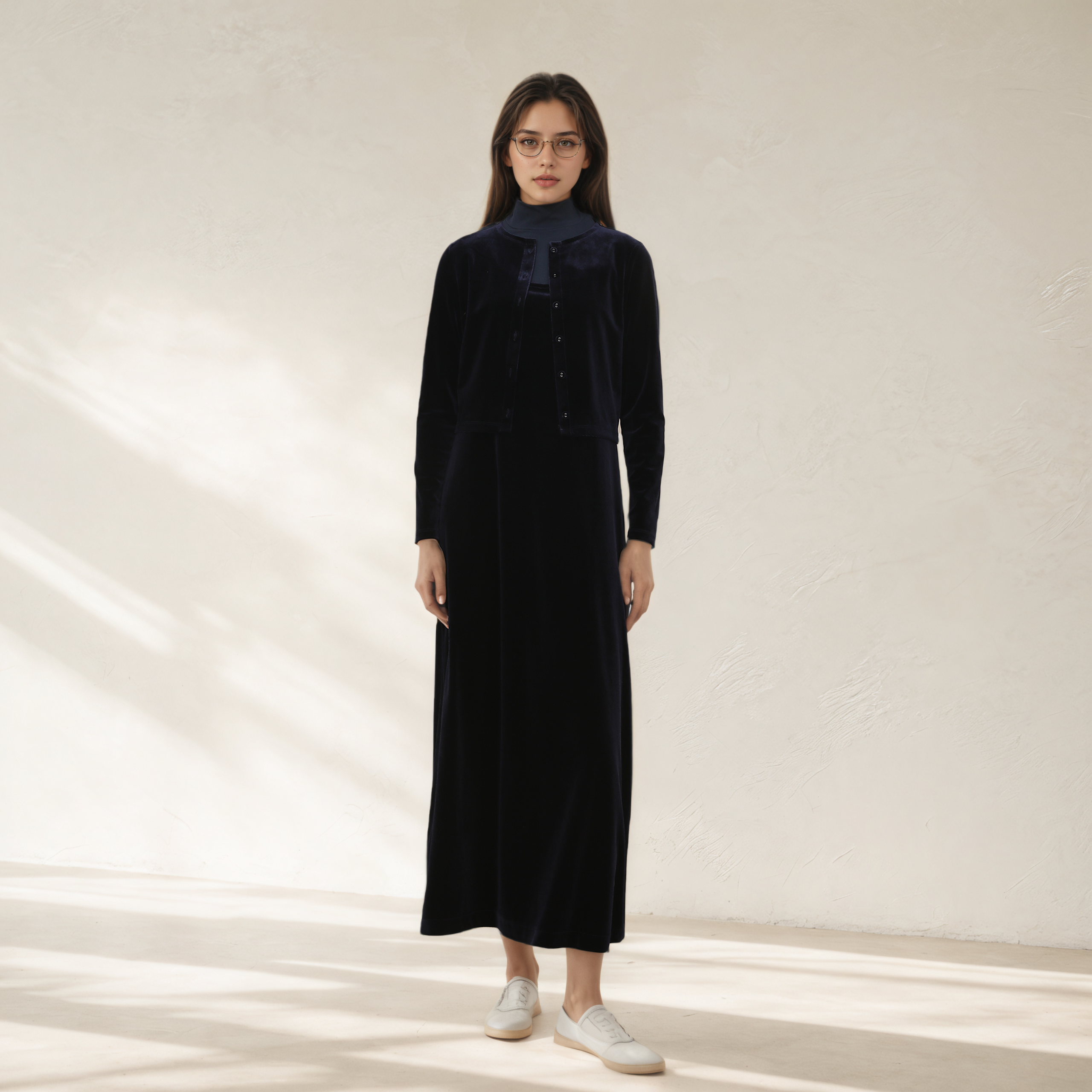 Formal Dress Female - Autumn Winter Women Long Sleeve Dress