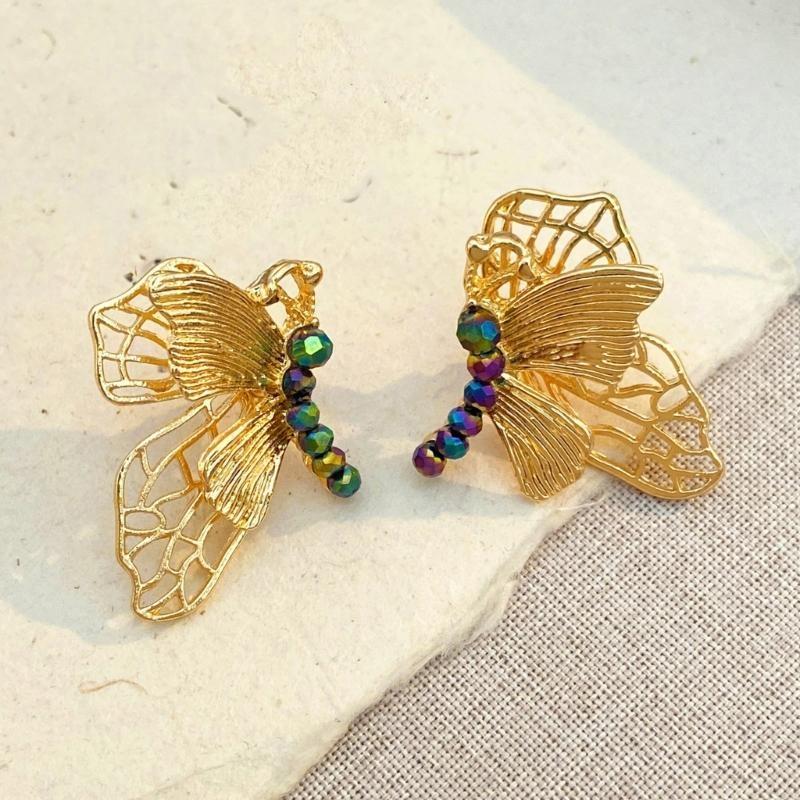 Alloy Butterfly Earrings Adorn - Women Formal Wear Options recension och pris