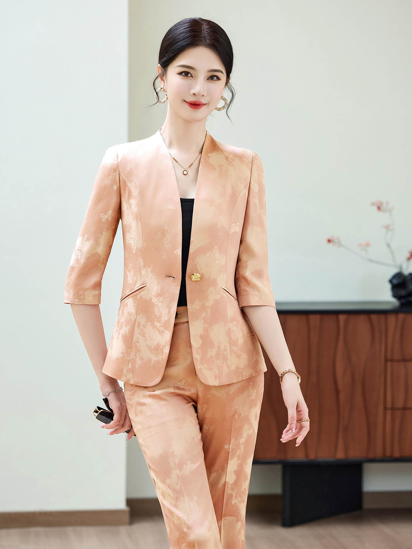 Fashion Office Ladies Blazer a - Women Formal Wear Blazer Set recension och pris