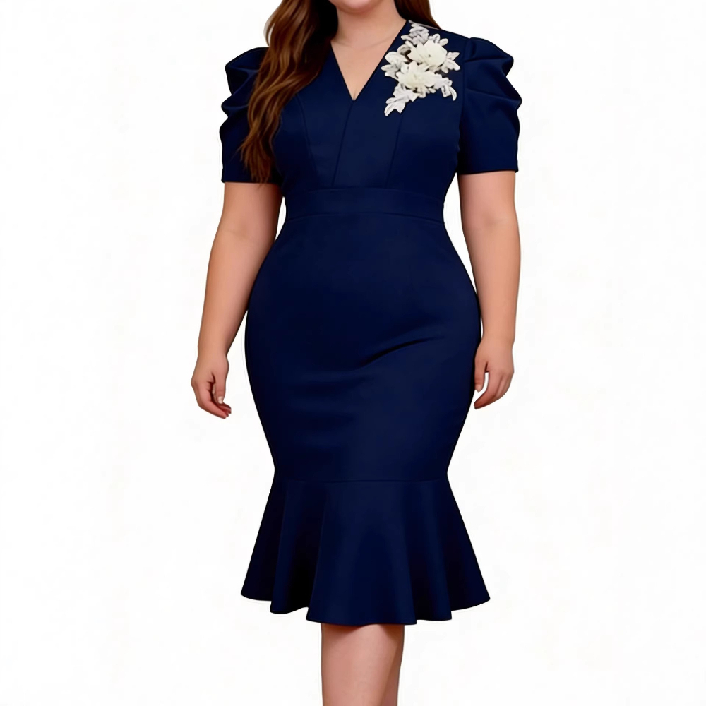 Women Dress Long Dresses Sexy  - Wrap Dress Work recension och pris