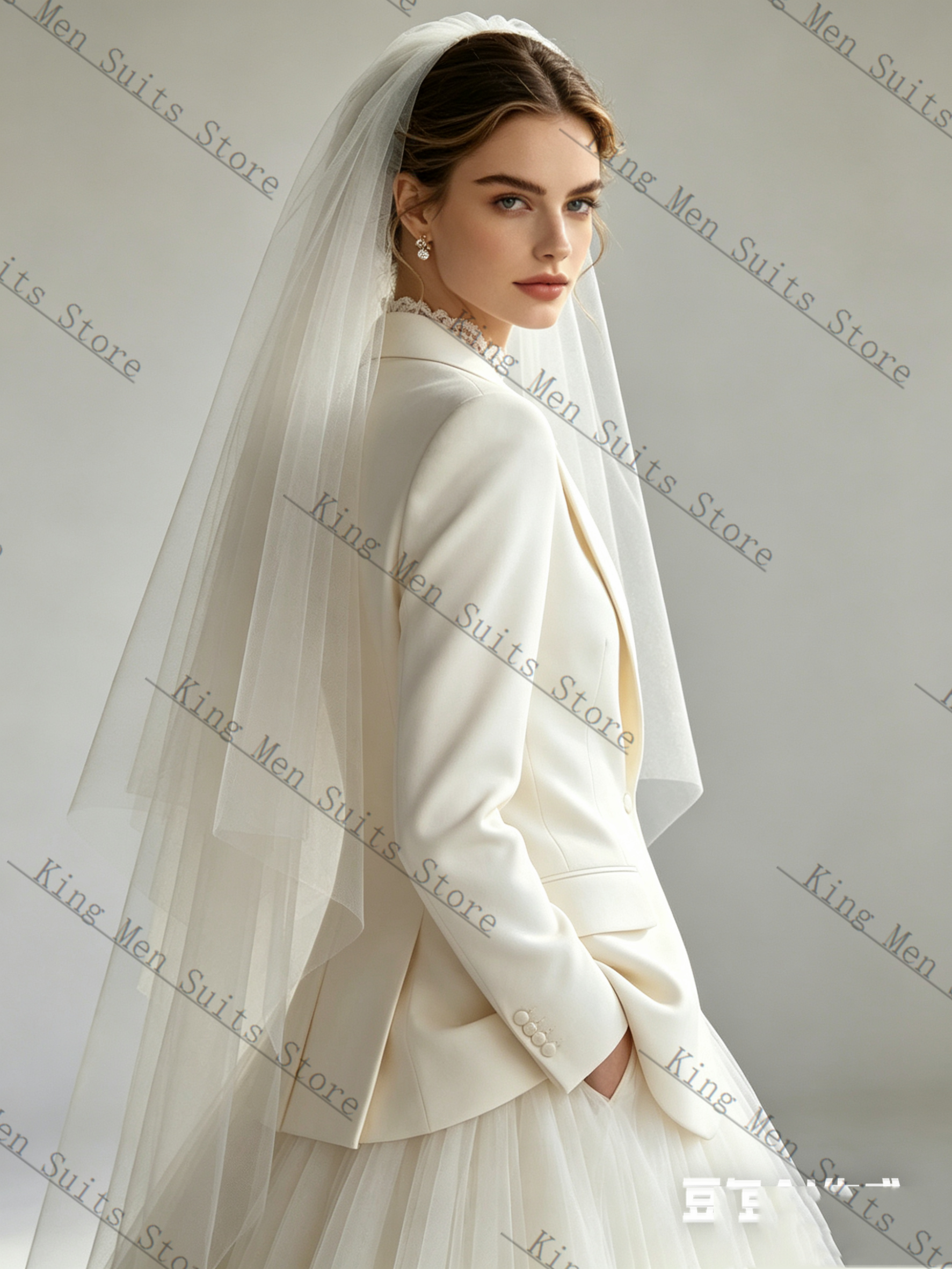 White Spring Women Suit Skirt  - Women Formal Wear With Skirt recension och pris