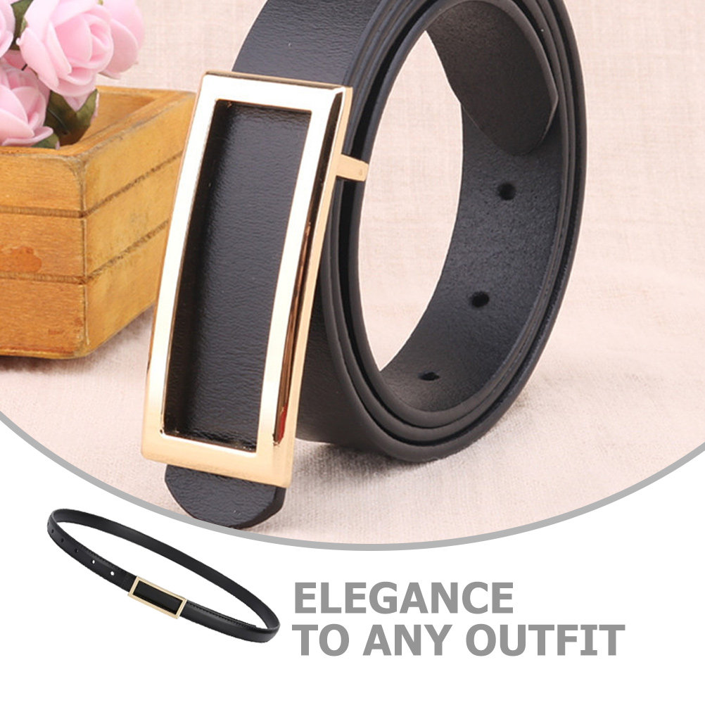 2Pcs Summer PU Thin Waist Belt - Women Formal Wear With Jeans recension och pris