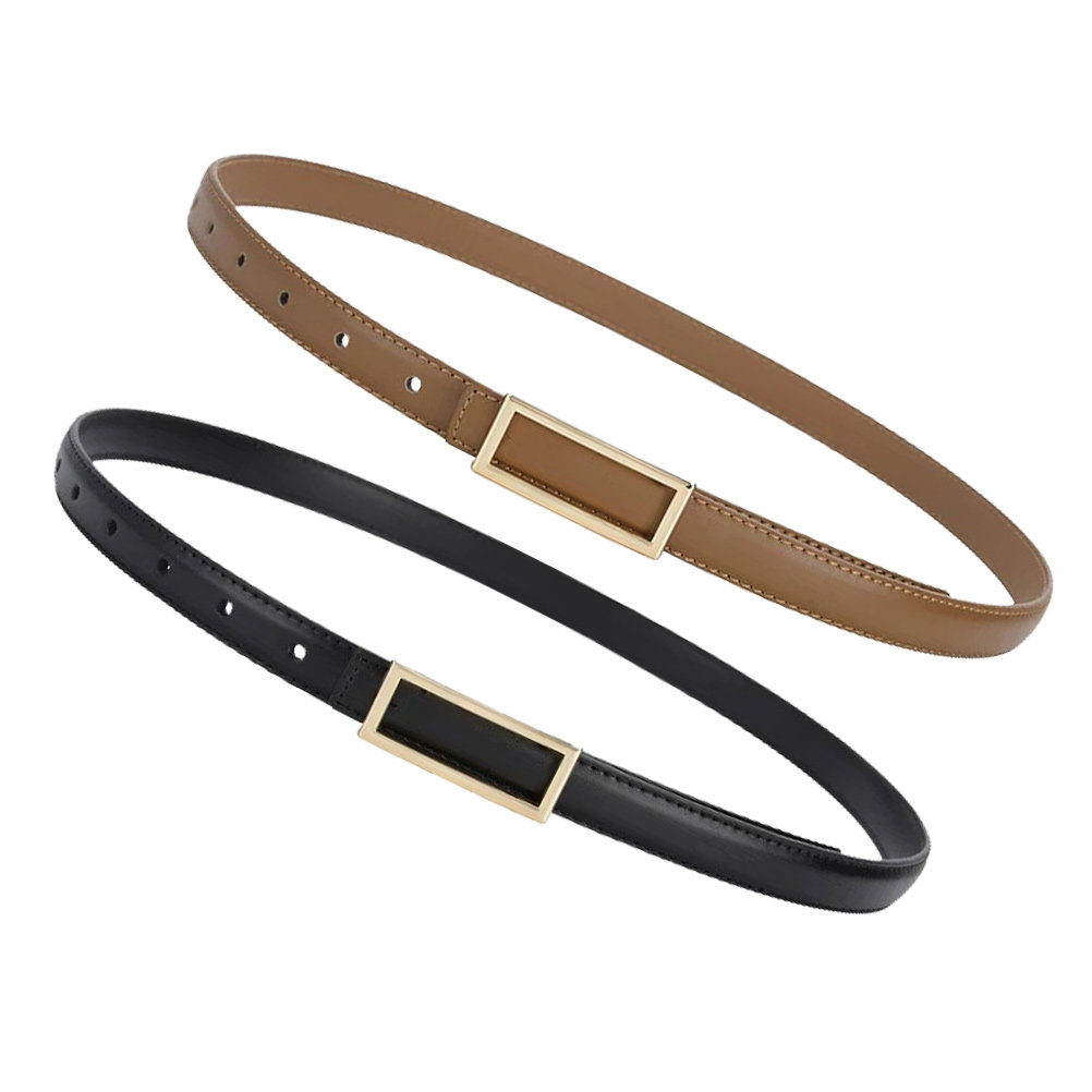 2Pcs Summer PU Thin Waist Belt - Women Formal Wear With Jeans recension och pris