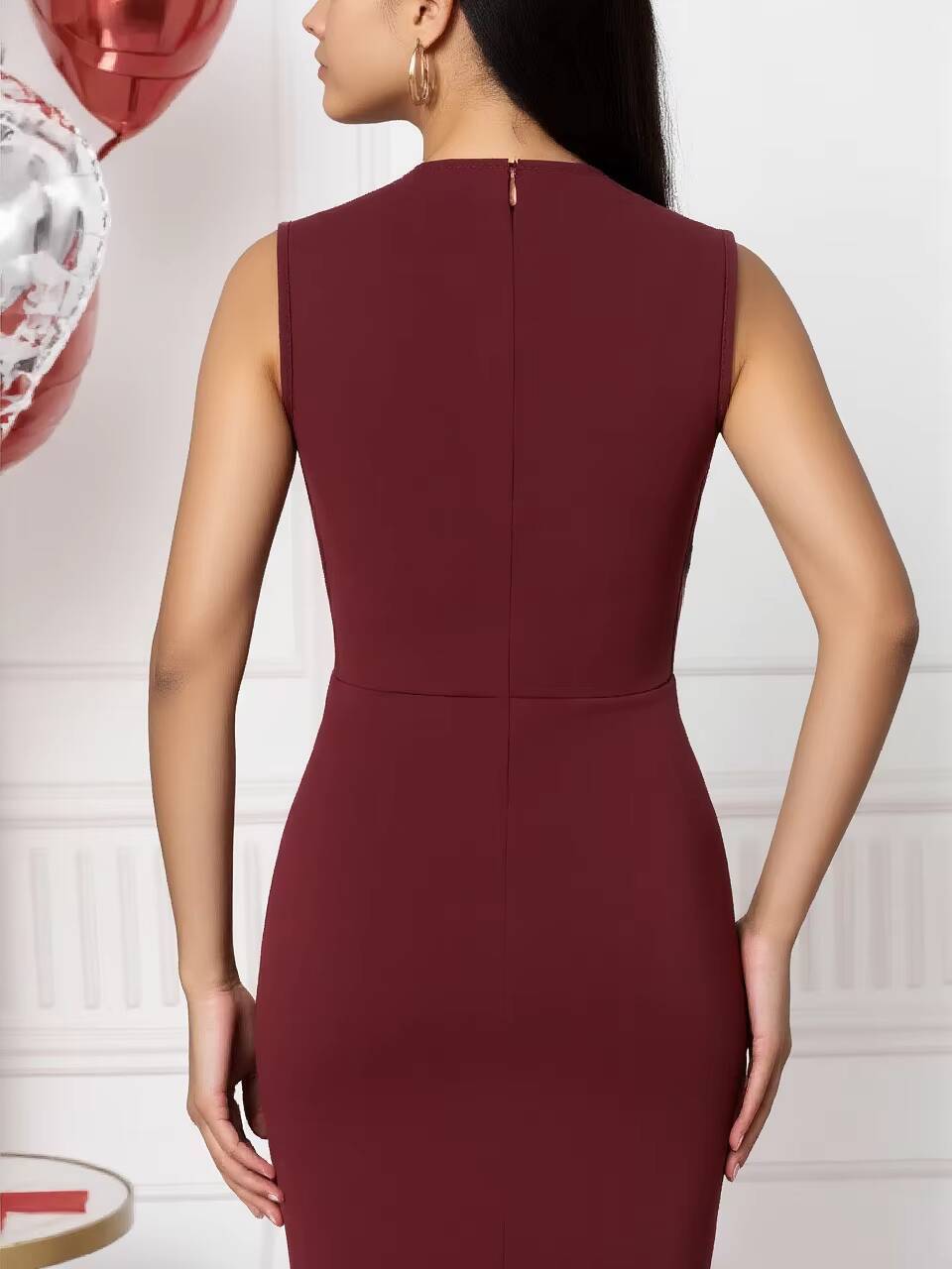 Midi Dress Spring Summer Women - Wrap Dress Work recension och pris