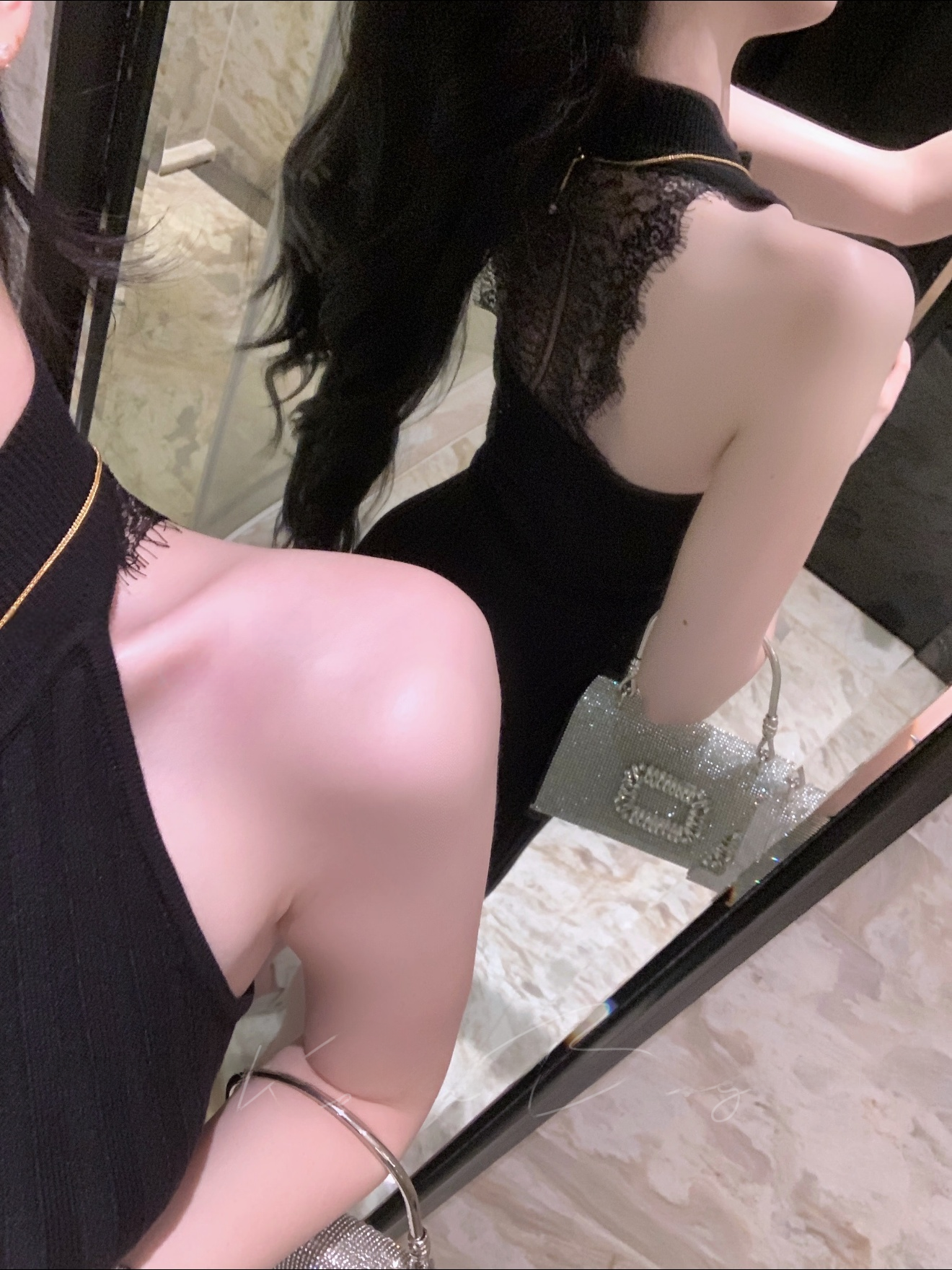 French Style Knitted Sexy Neck - Women Formal Wear With Skirt recension och pris