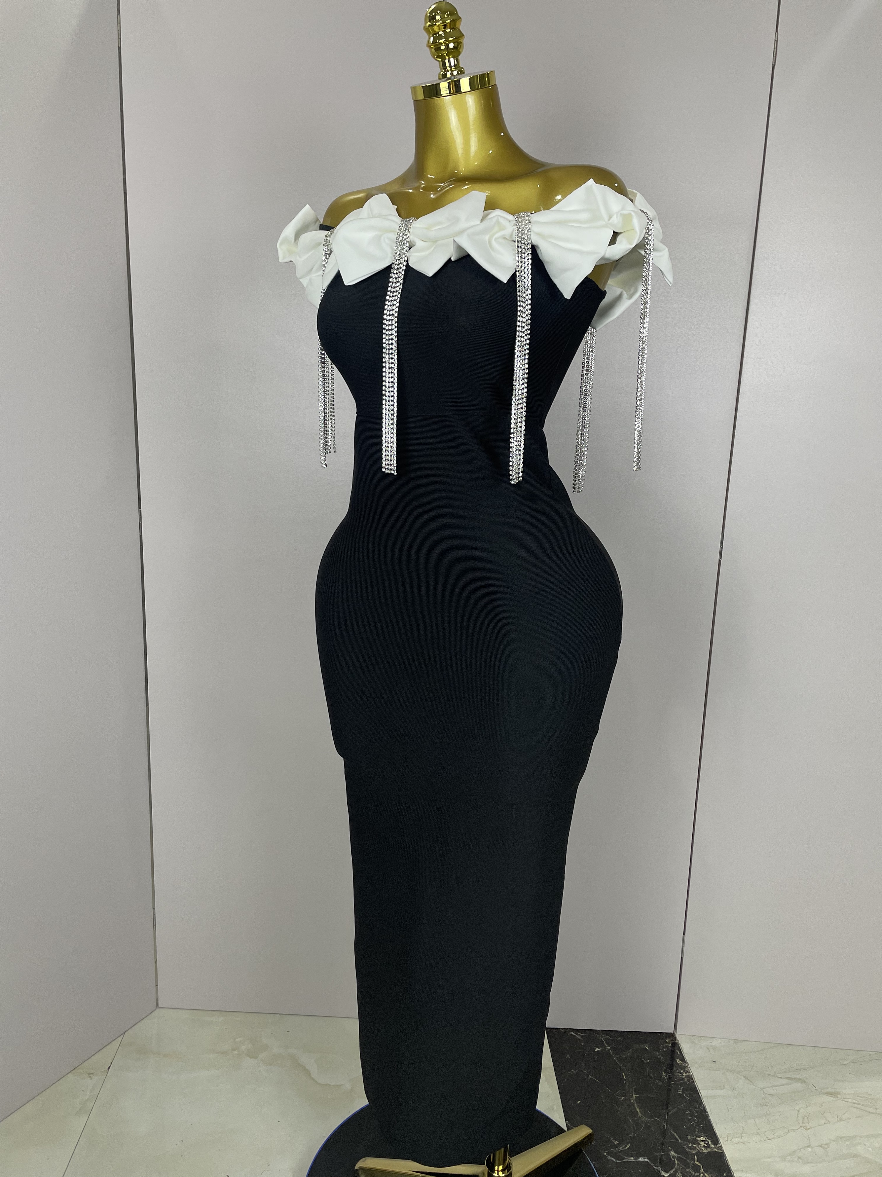 2025 Women Celebrity Sexy Off  - Formal Wear For Women Xl recension och pris