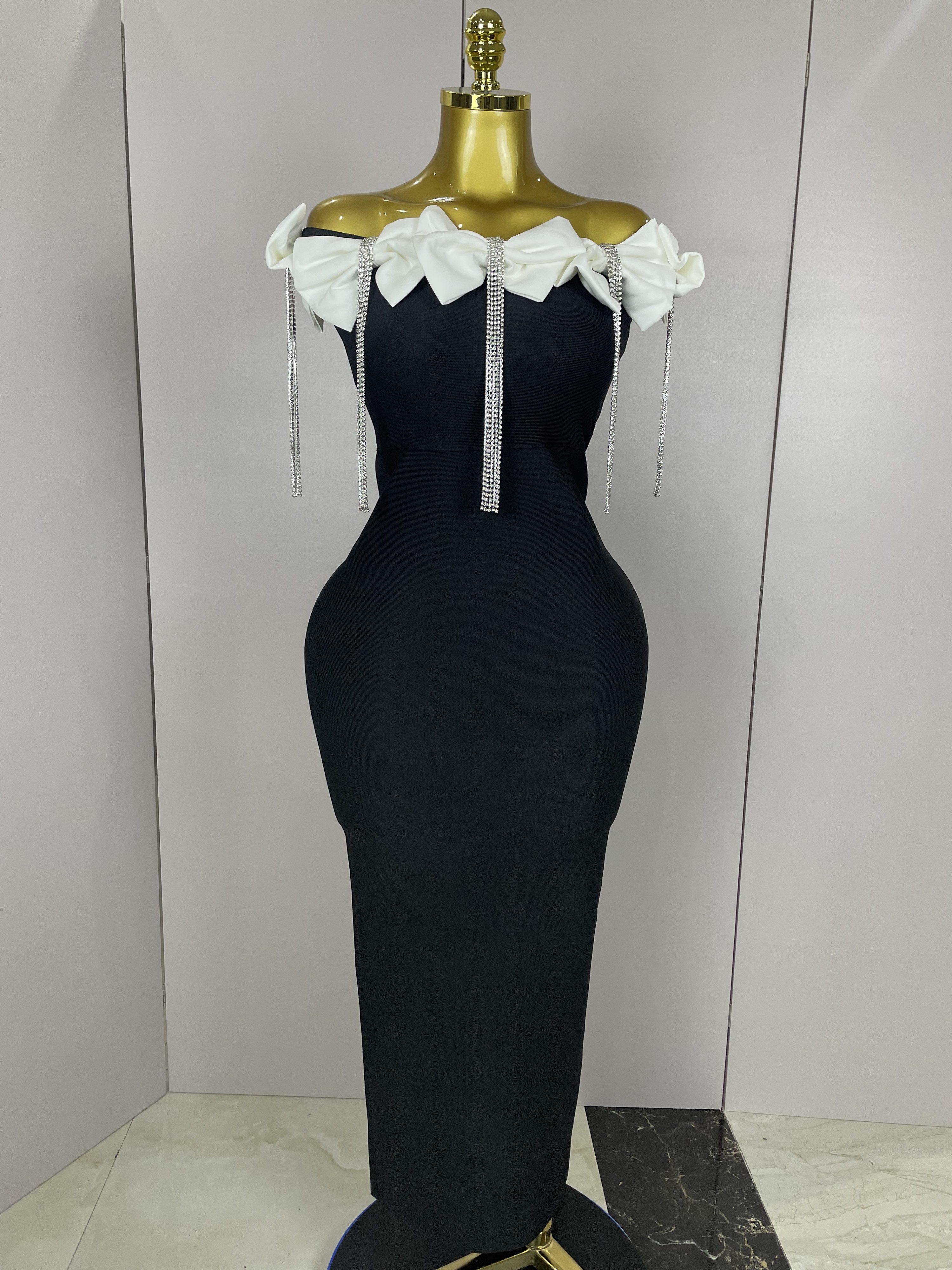 2025 Women Celebrity Sexy Off  - Formal Wear For Women Xl recension och pris