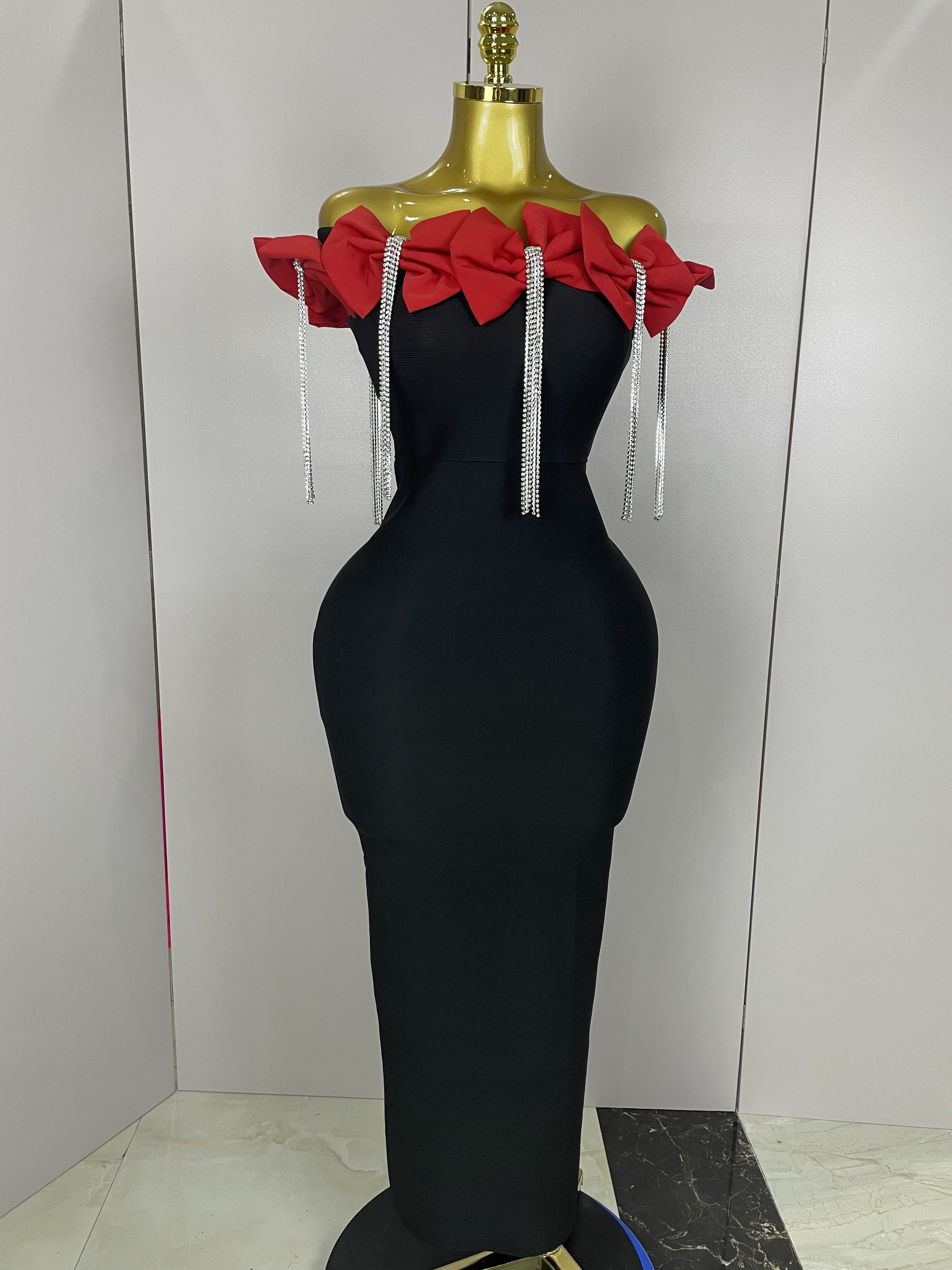 2025 Women Celebrity Sexy Off  - Formal Wear For Women Xl recension och pris