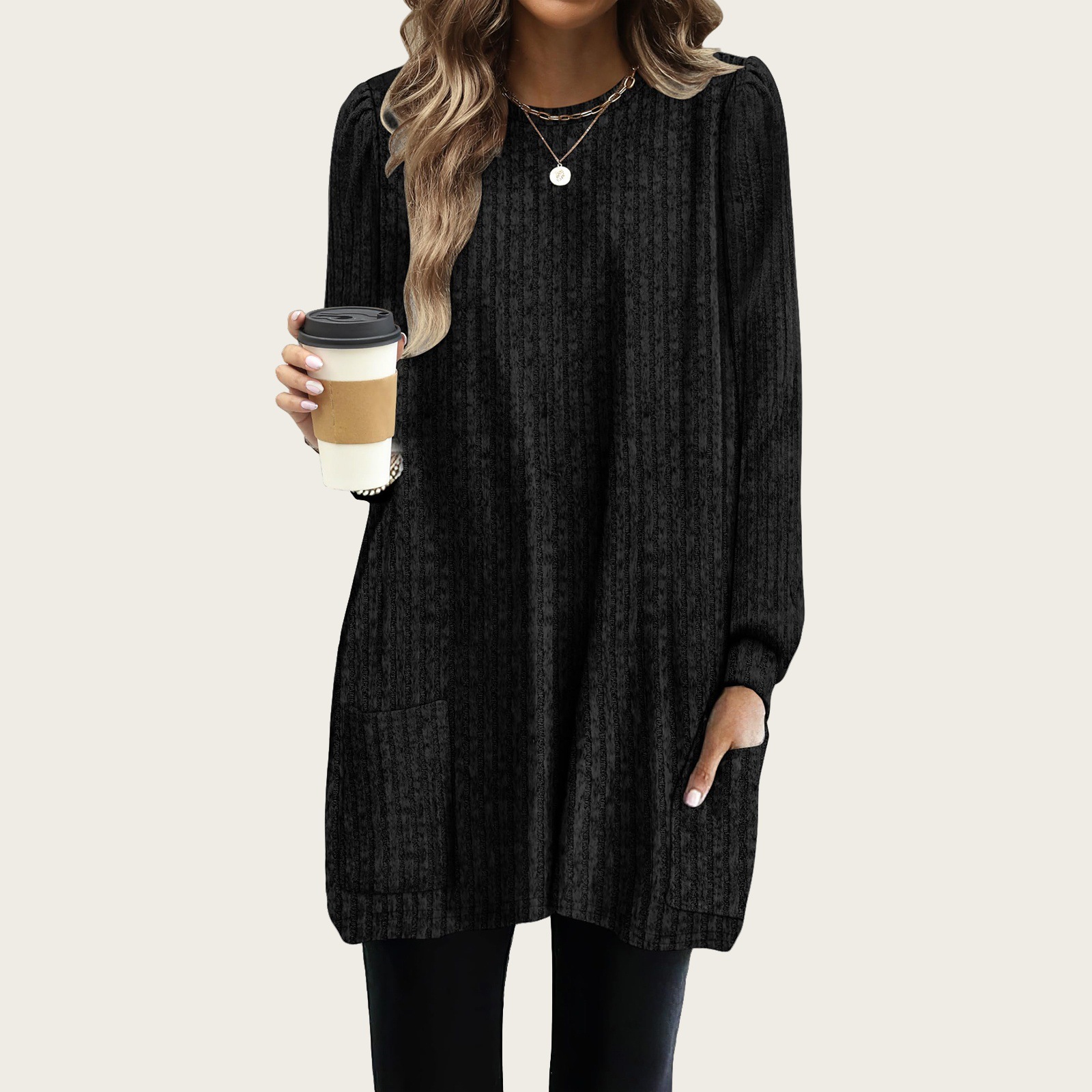 New Spring Women Long Shirts P - Women'S Formal Wear Blouse recension och pris
