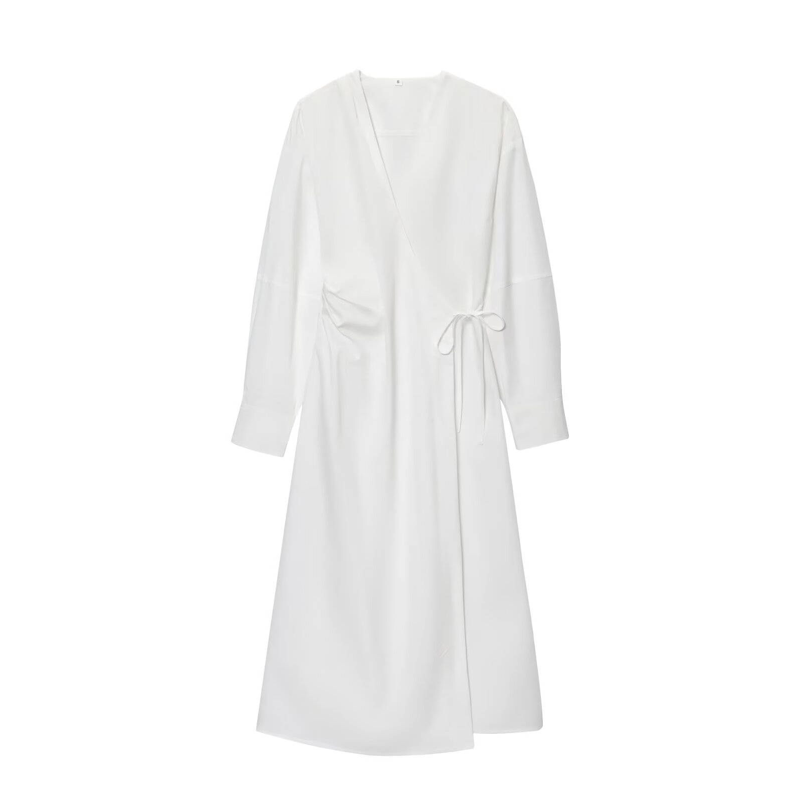 BSAY casual big shirt dresses  - Wrap Dress Work recension och pris