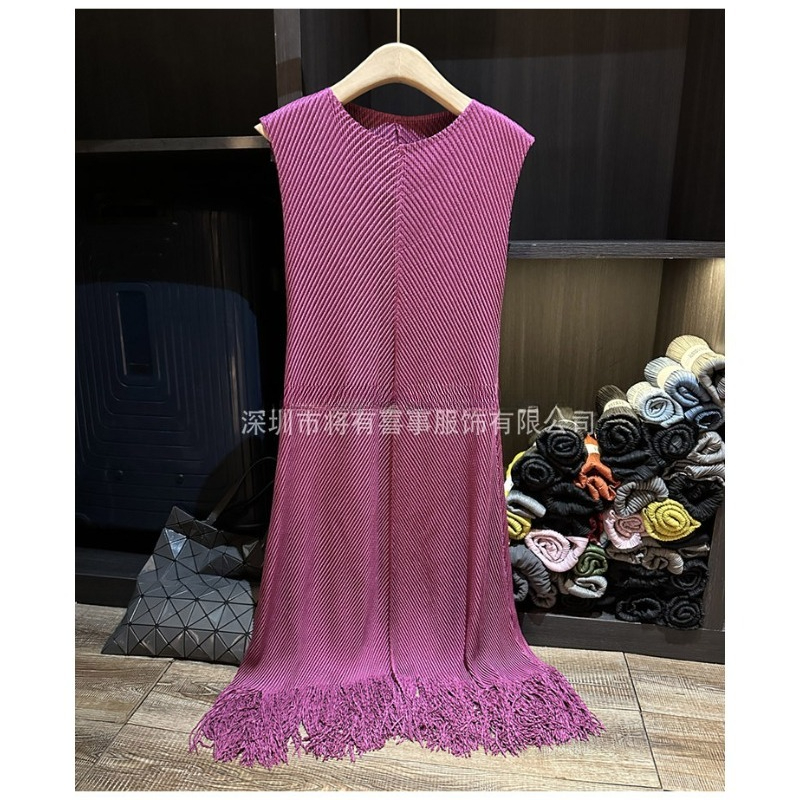 Miyake Pleated Suit Collar Jac - Women Formal Wear Vest recension och pris