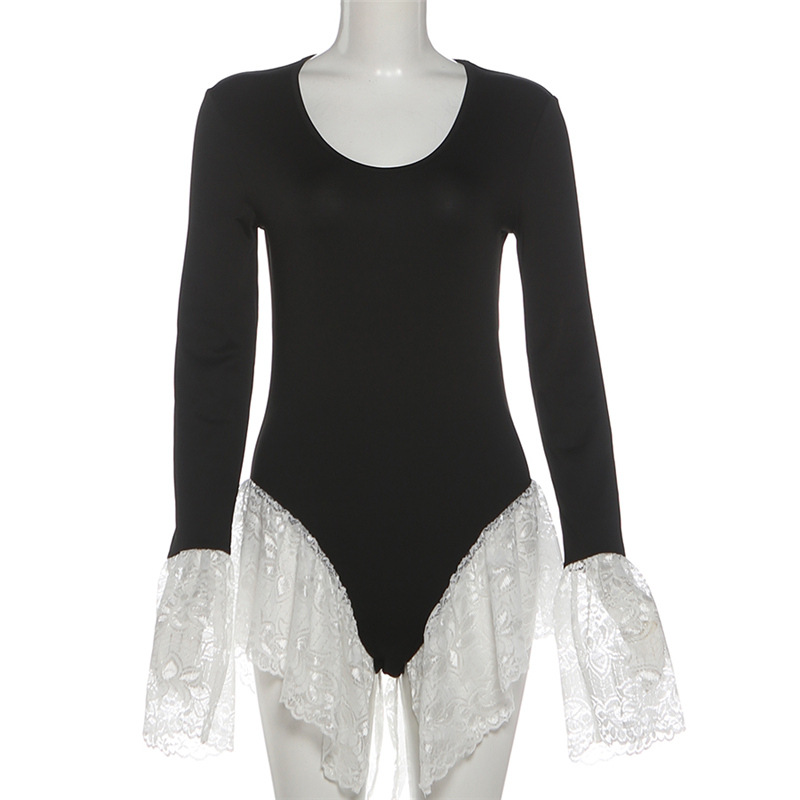 Black White Lace Women Jumpsui - Women'S Formal Wear Jumpsuit recension och pris