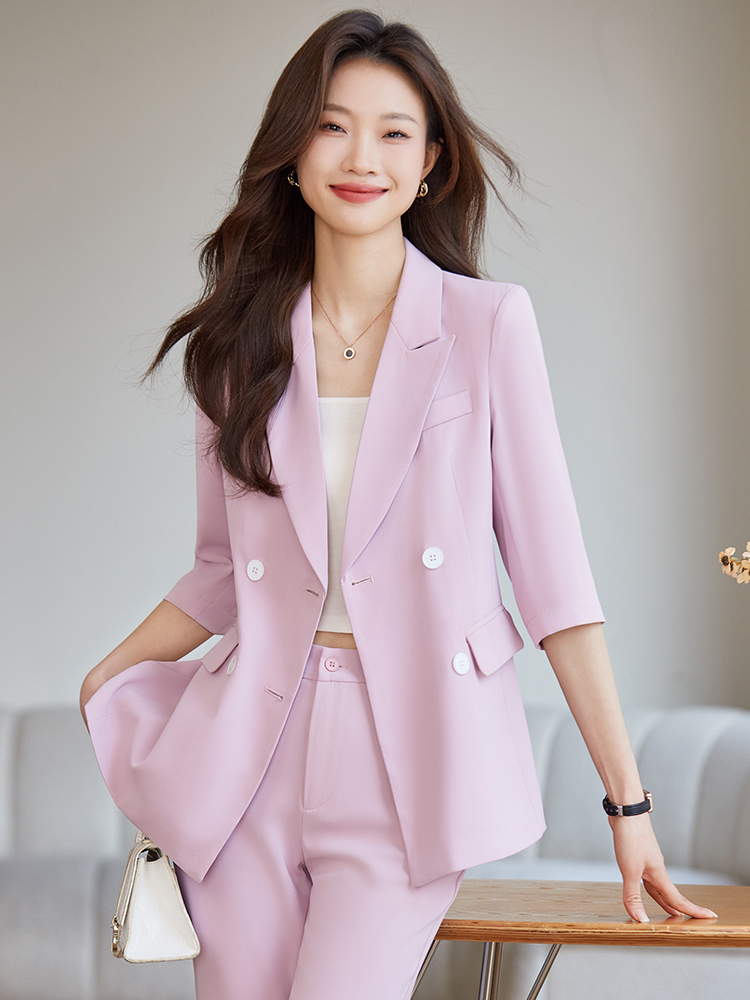 Spring Thin Professional Suit  - Women Formal Wear For Interview recension och pris
