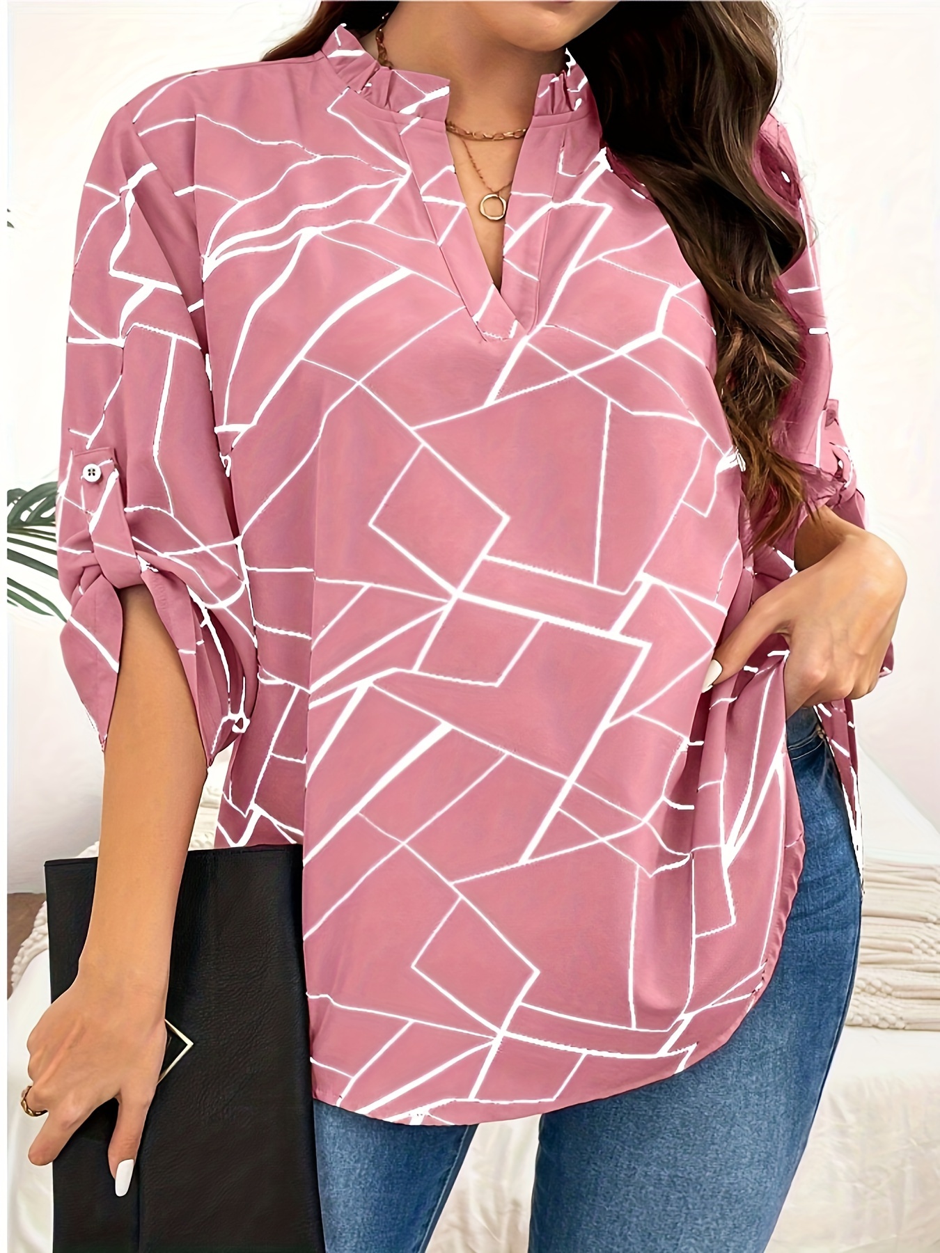 Plus Size Spring Autumn Women' - Women'S Formal Wear Blouse recension och pris