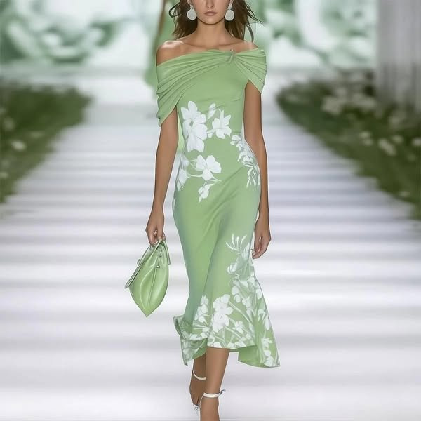 Fashion Floral Print Dress Sex - Wrap Dress Work recension och pris