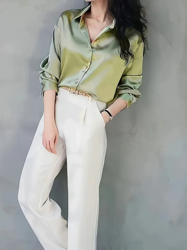 Plus Size Shirts 2025 Loose Ca - Women'S Formal Wear Blouse recension och pris