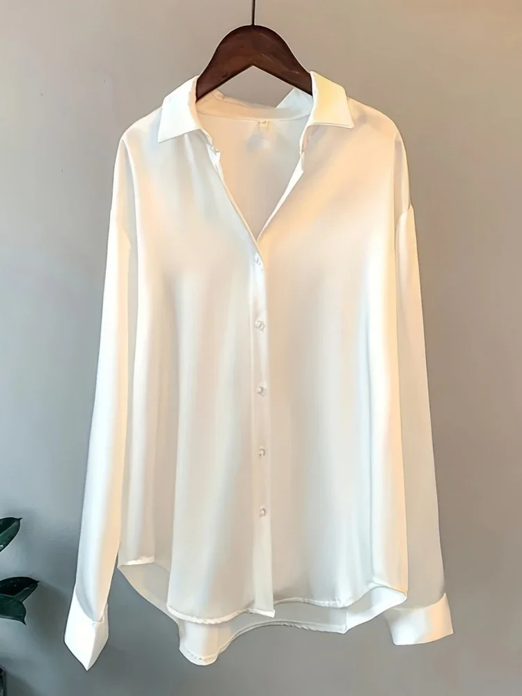 Plus Size Shirts 2025 Loose Ca - Women'S Formal Wear Blouse recension och pris