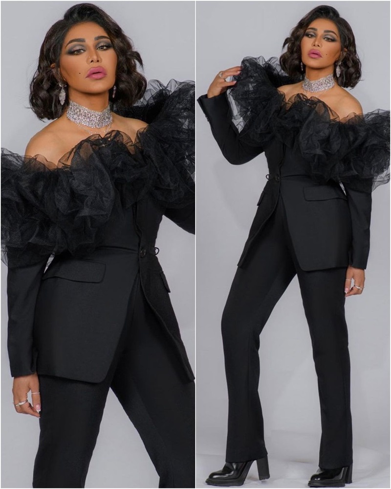 Off Shoulder Women Suit Set Bl - Women Formal Wear Blazer Set recension och pris