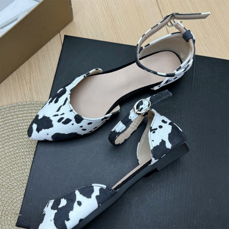 2026 Women's Cow Print Pointed - Wrap Dress Work recension och pris