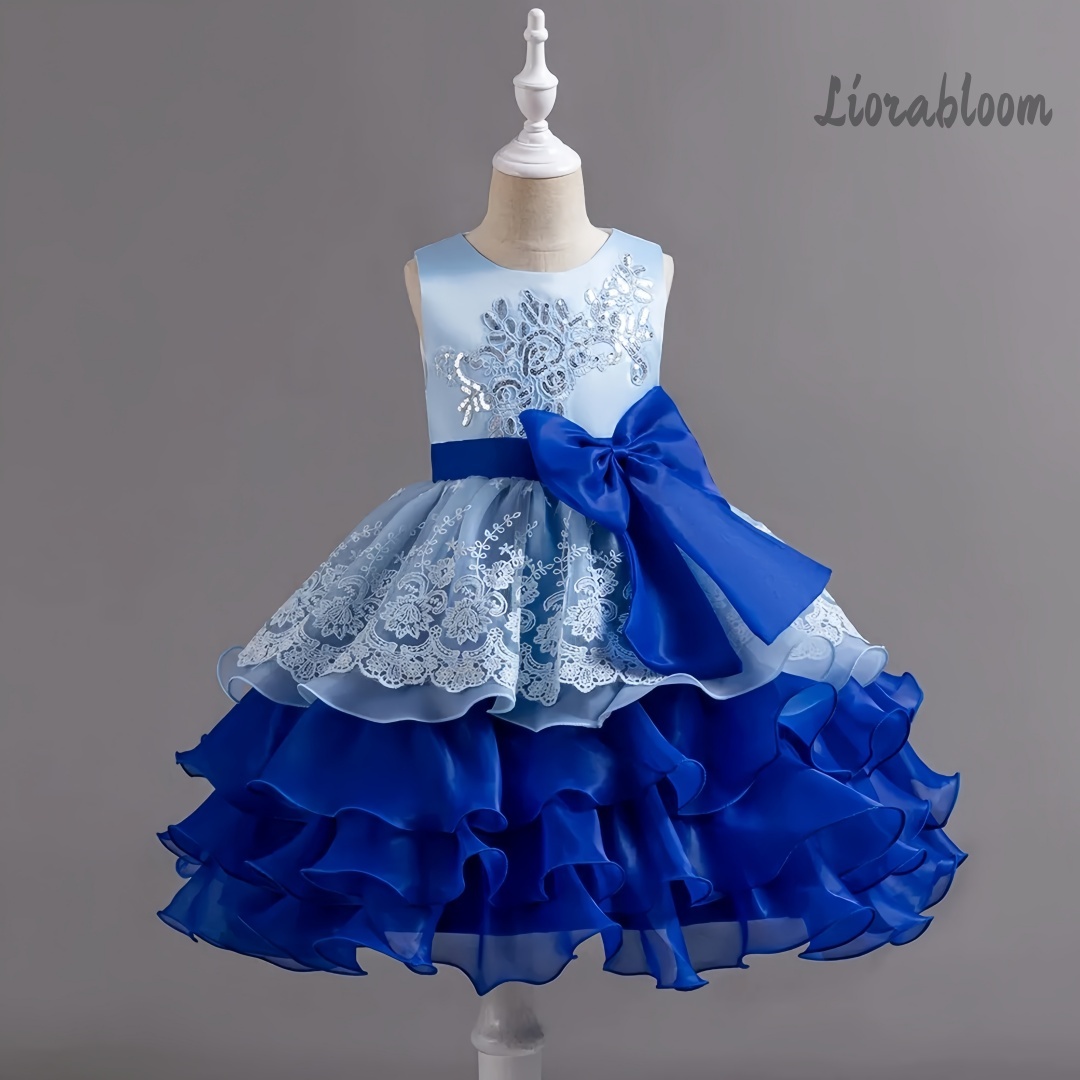 Girls' Dress With Large Bow Sl - Women'S Formal Wear For Girls recension och pris