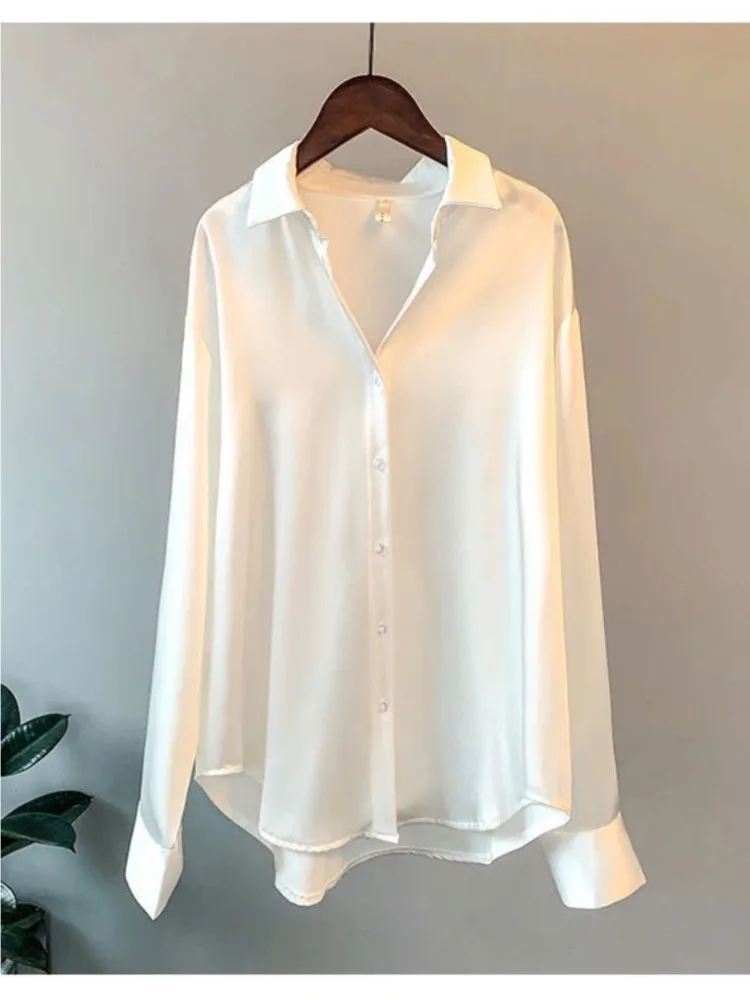 Plus Size Casual Women Silk Sh - Women'S Formal Wear Blouse recension och pris