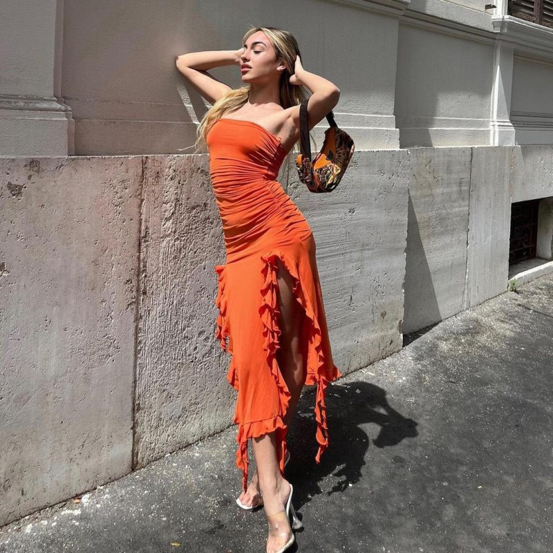 Classic One Shoulder Wrap Ches - Wrap Dress Work recension och pris