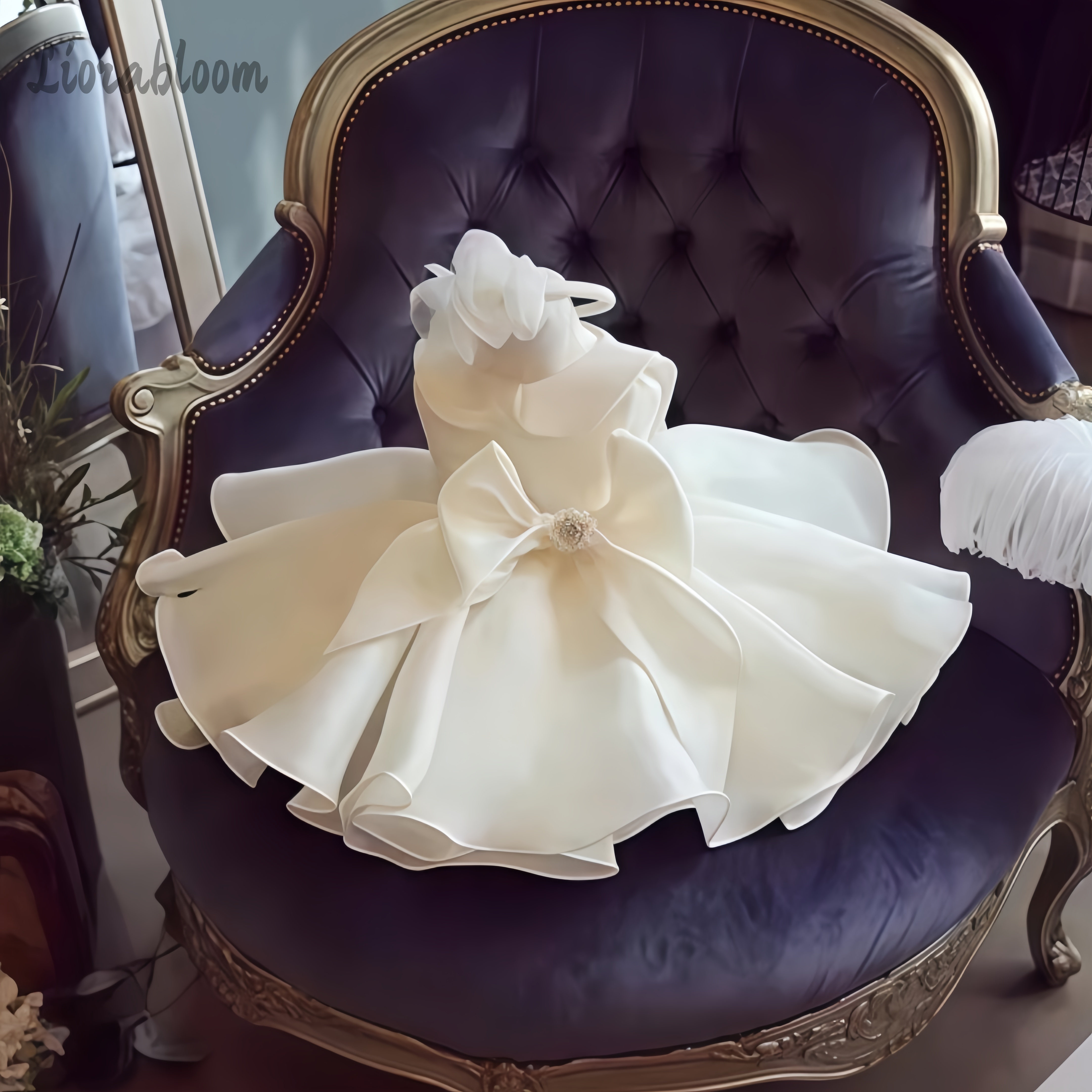 White Pearl Embellished Dress  - Women'S Formal Wear For Girls recension och pris