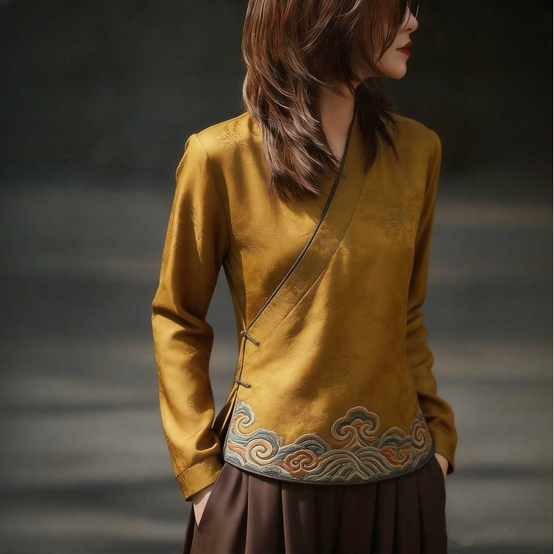 Chinese Style Women's Blouses  - Women'S Formal Wear Blouse recension och pris