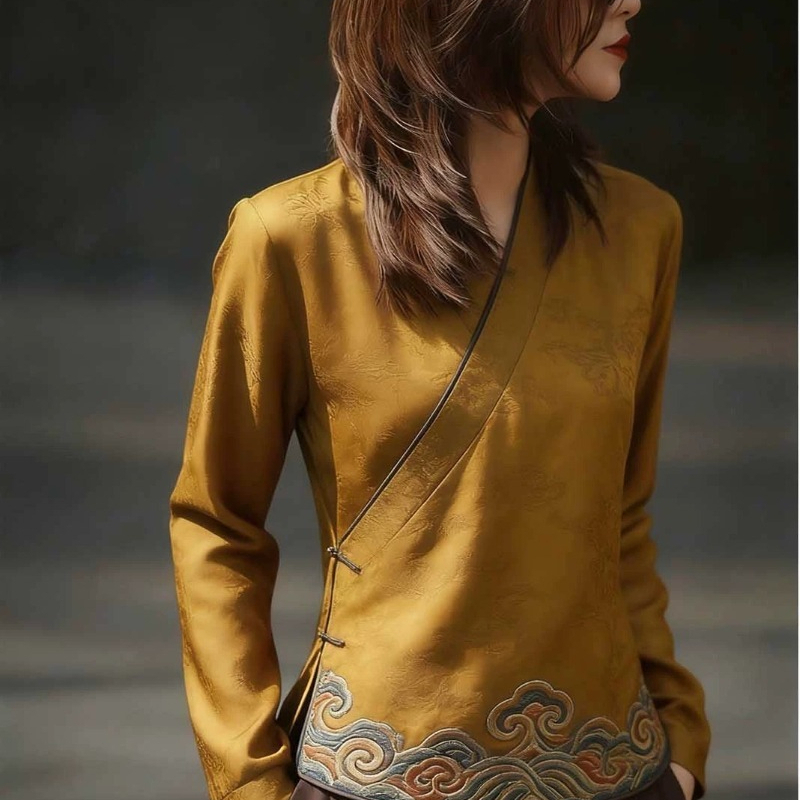 Chinese Style Women's Blouses  - Women'S Formal Wear Blouse recension och pris