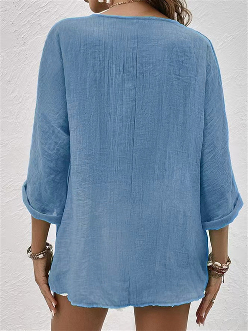 Elegant Buttons Solid Blouse S - Women'S Formal Wear Blouse recension och pris