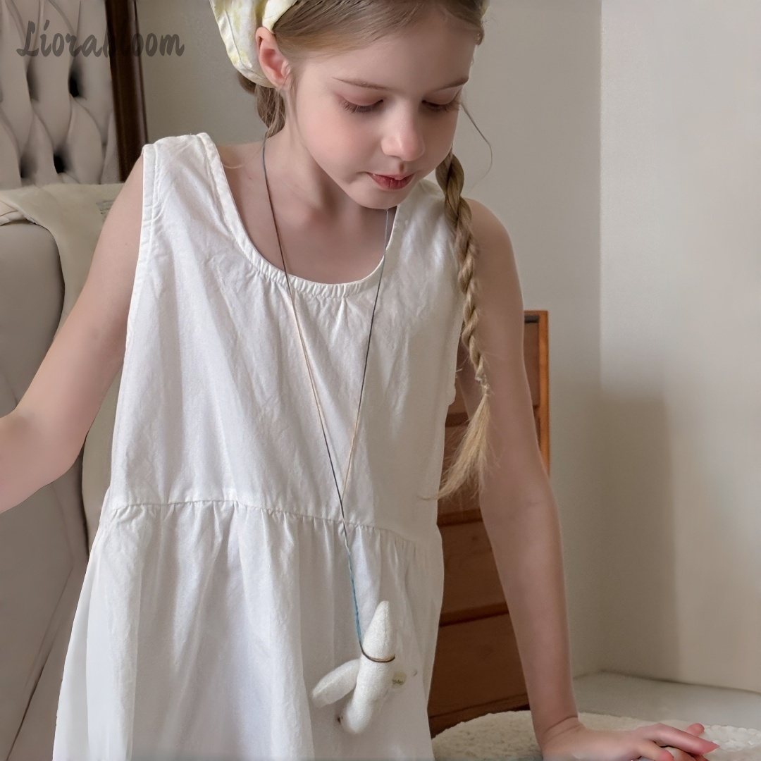 Girls' White Dress Simple Maxi - Women'S Formal Wear For Girls recension och pris