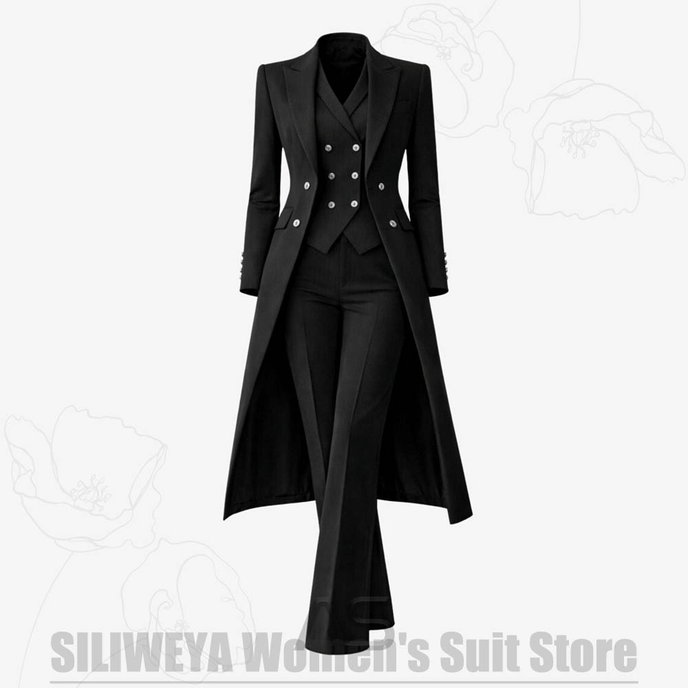 Women's Suit 3 Piece Double Br - Women'S Elegant Formal Wear recension och pris
