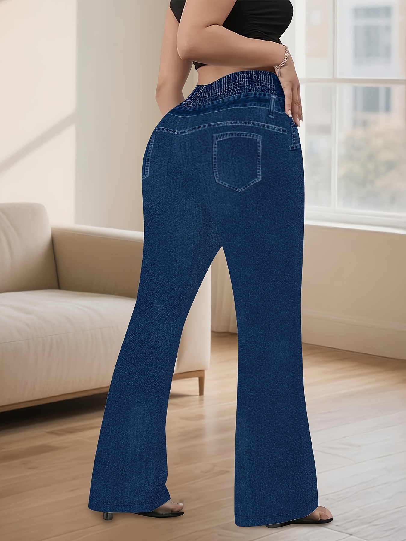 Chic Plus Size Wide Leg Pants, - Formal Wear For Women Xl recension och pris