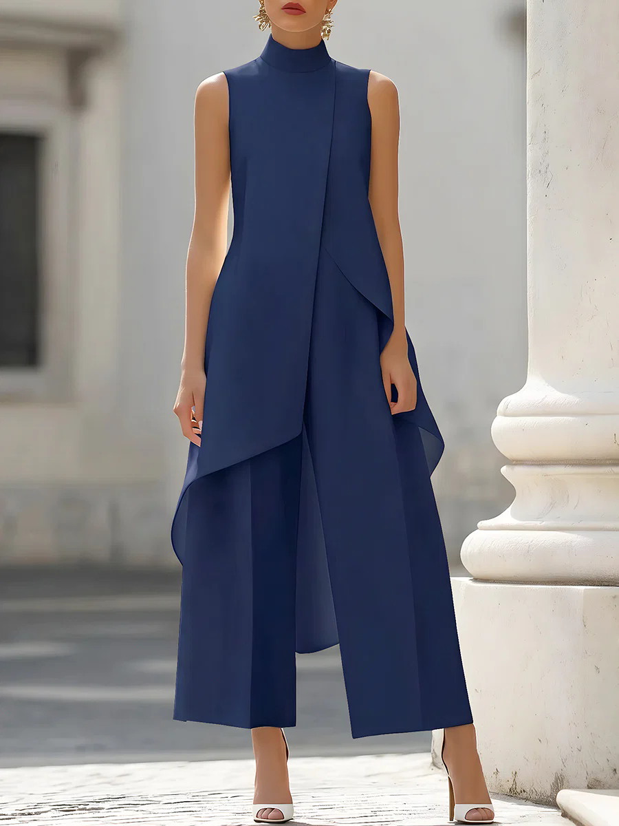 Sleeveless High Neck Asymmetri - Women'S Elegant Formal Wear recension och pris