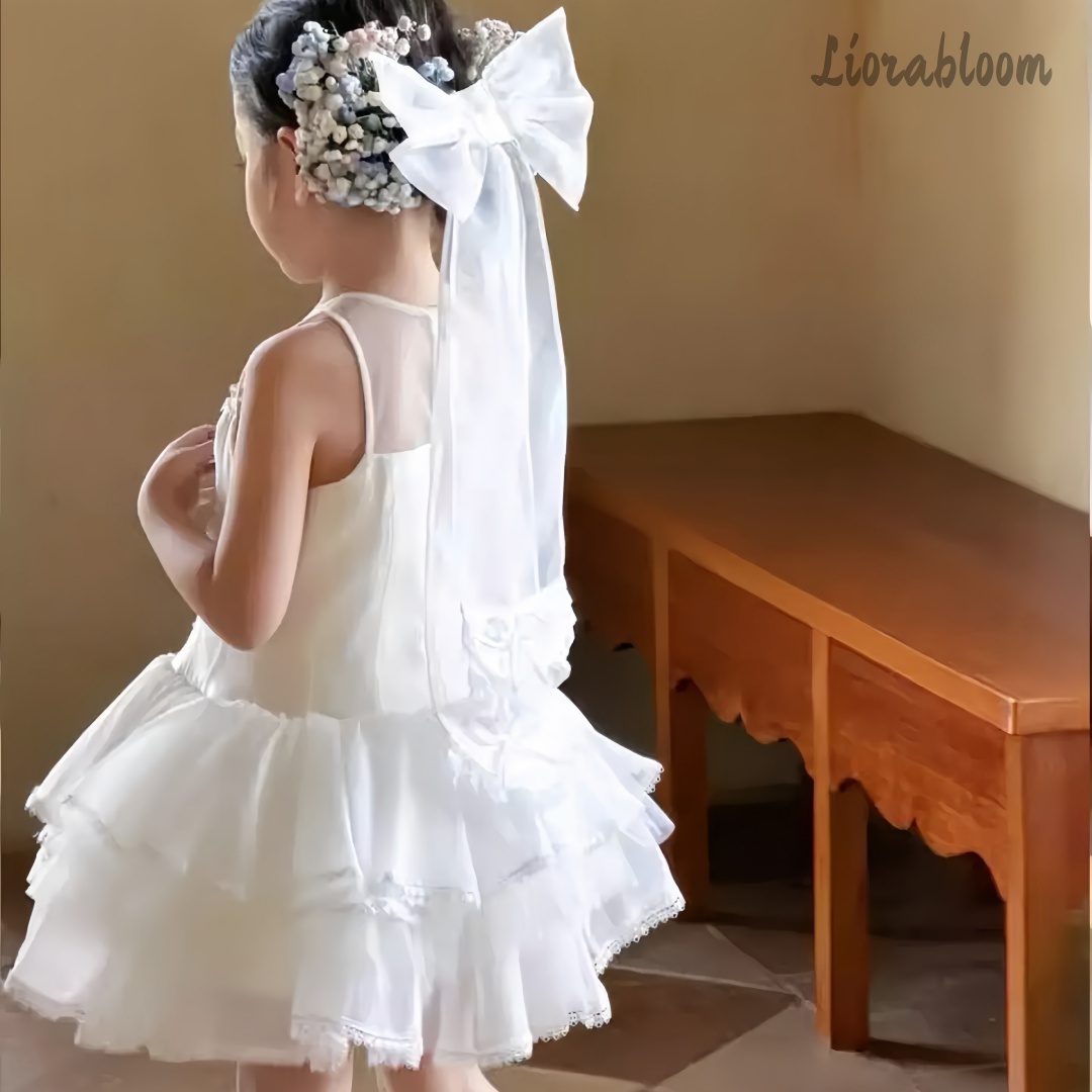 Girls' White Embroidered Forma - Women'S Formal Wear For Girls recension och pris