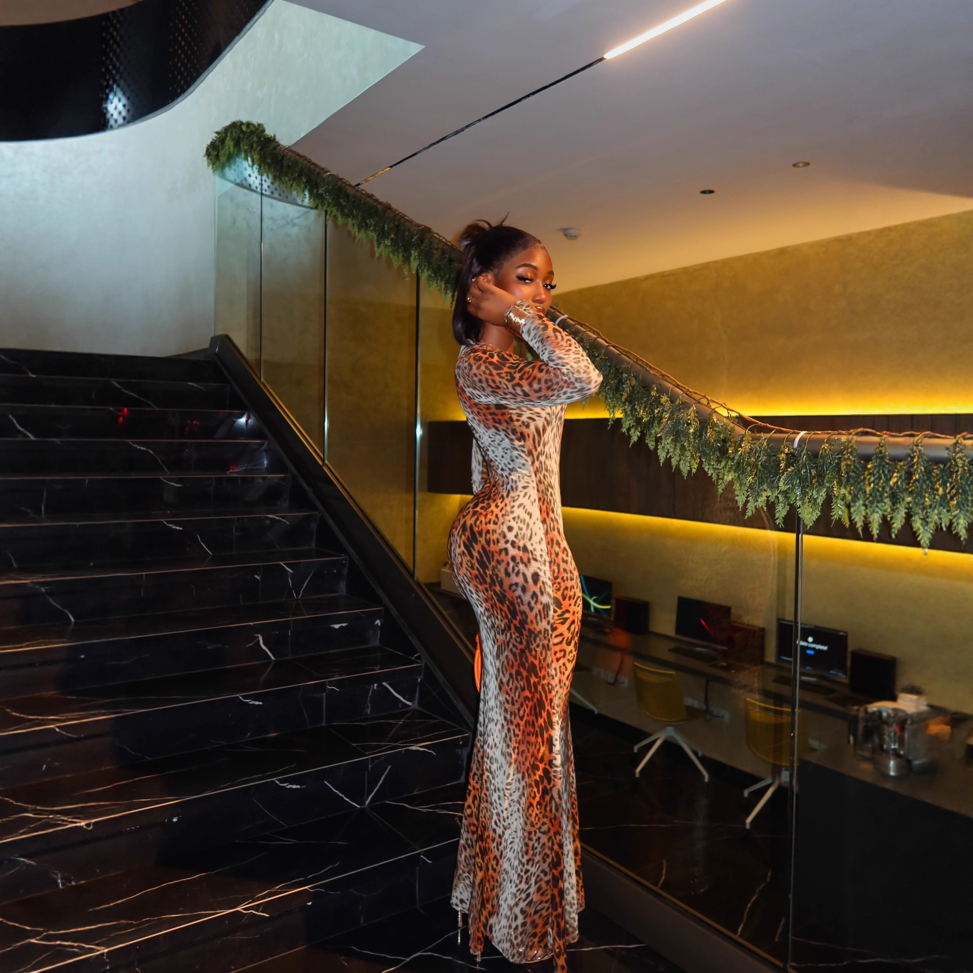Long Dress Women Dresses Leopa - Wrap Dress Work recension och pris