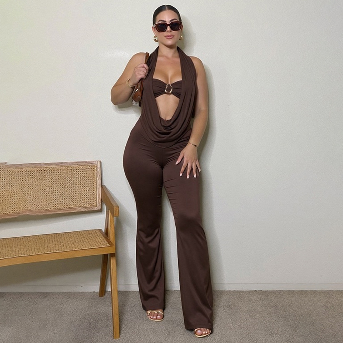 Black Women Jumpsuit 2 Pieces  - Women'S Formal Wear Jumpsuit recension och pris