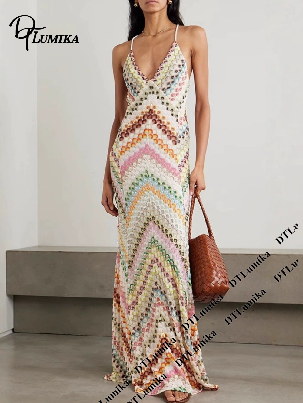 DTLumika Bohemian Print Maxi D - Women'S Formal Resort Wear recension och pris