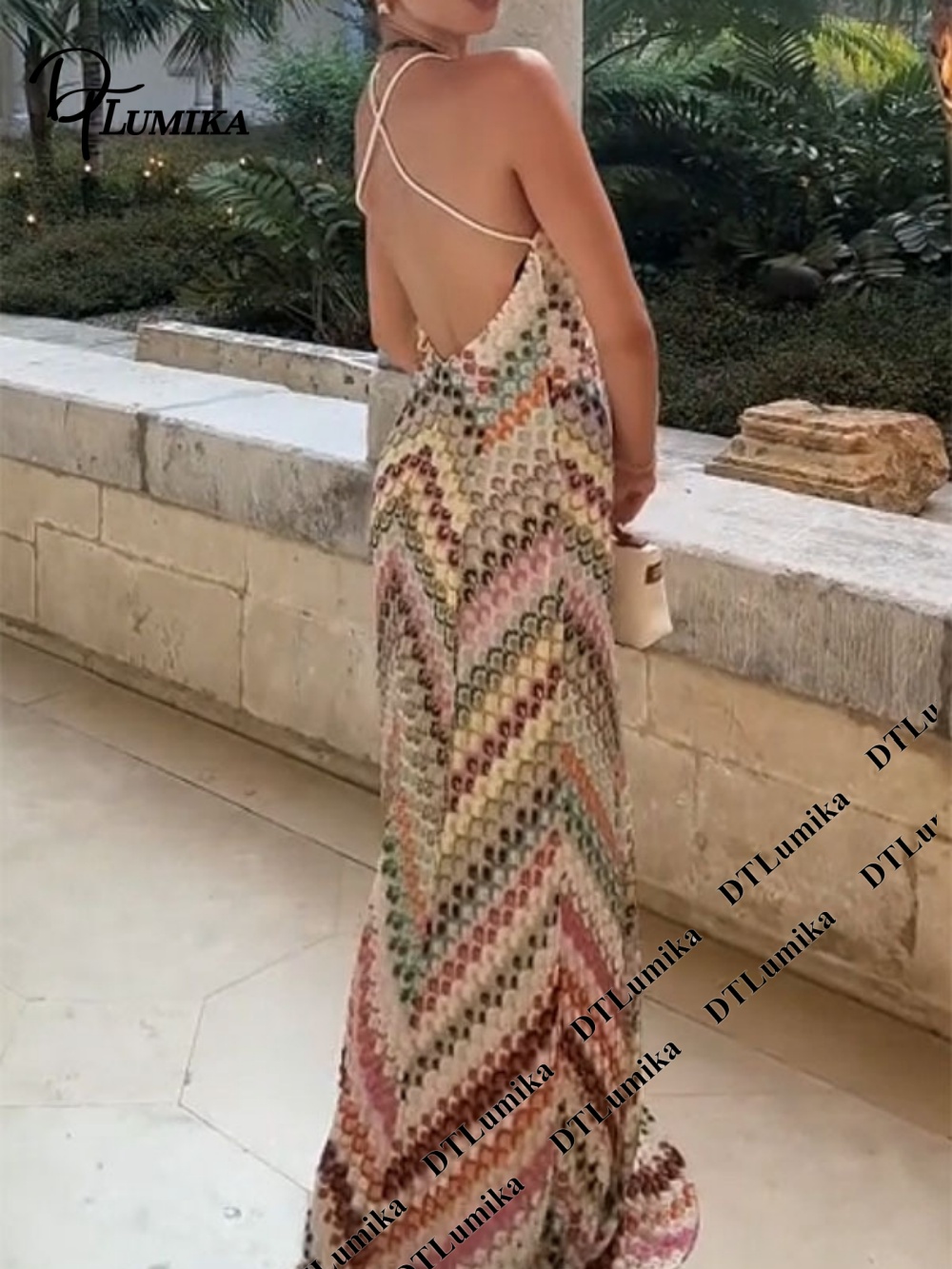 DTLumika Bohemian Print Maxi D - Women'S Formal Resort Wear recension och pris