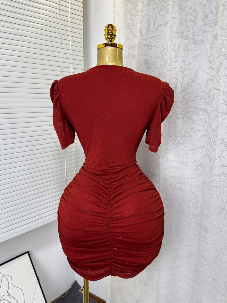 Short Dress Women Sexy Dresses - Wrap Dress Work recension och pris